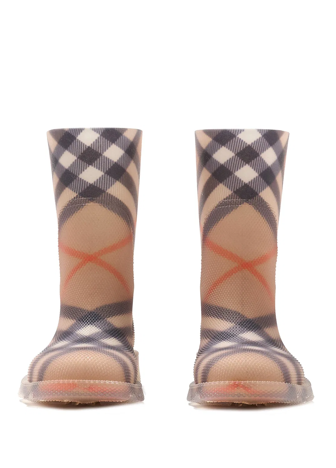 Сапоги резиновые Marsh High Burberry, бежевый — фото 2