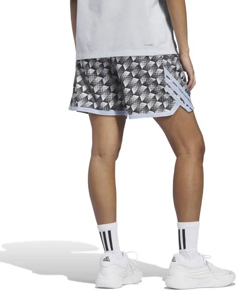 Мужские шорты с принтом Crazy Light Kaleidoscope AOP, Adidas, Серый — фото 3