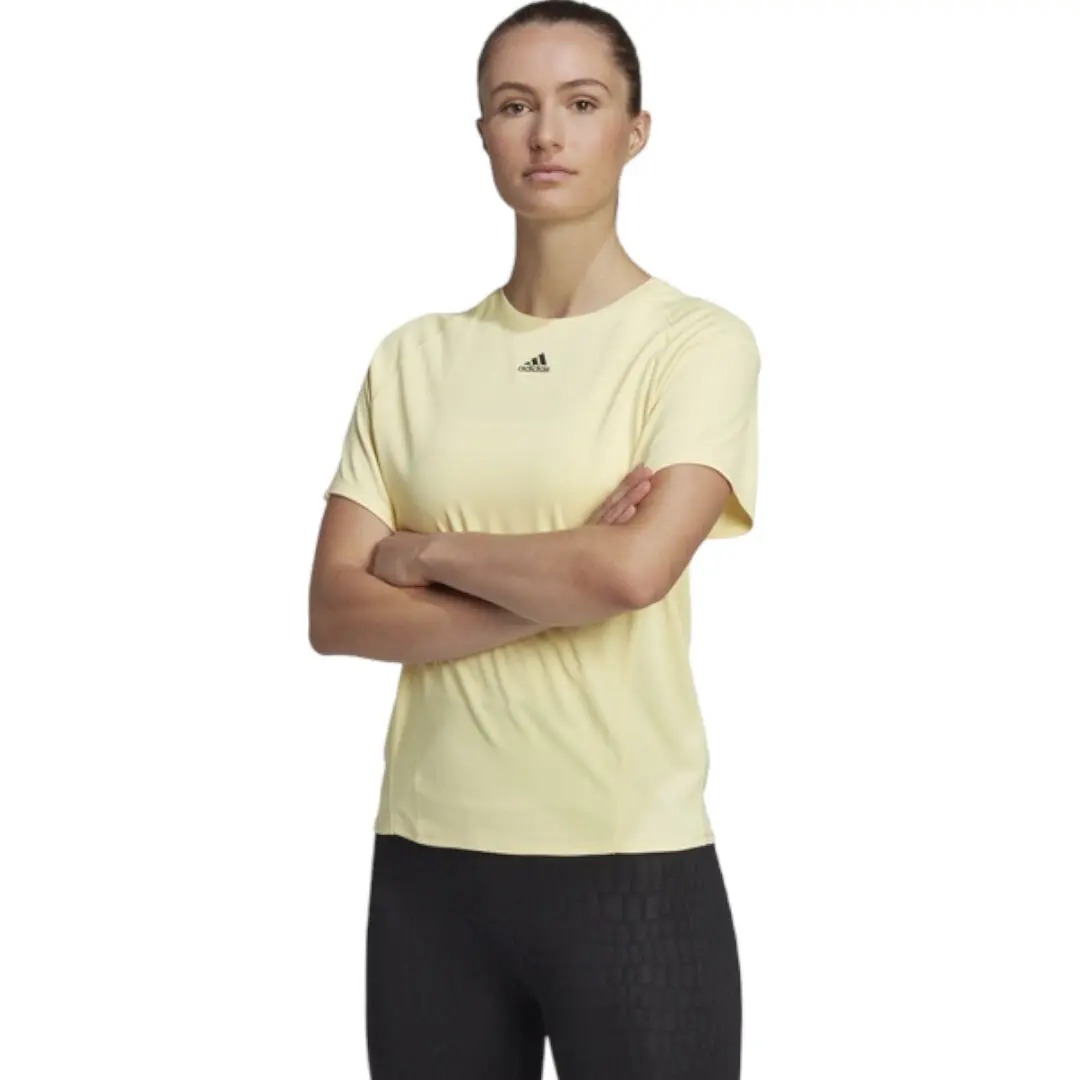 Футболка Adidas Heat.Rdy, желтый — фото 3