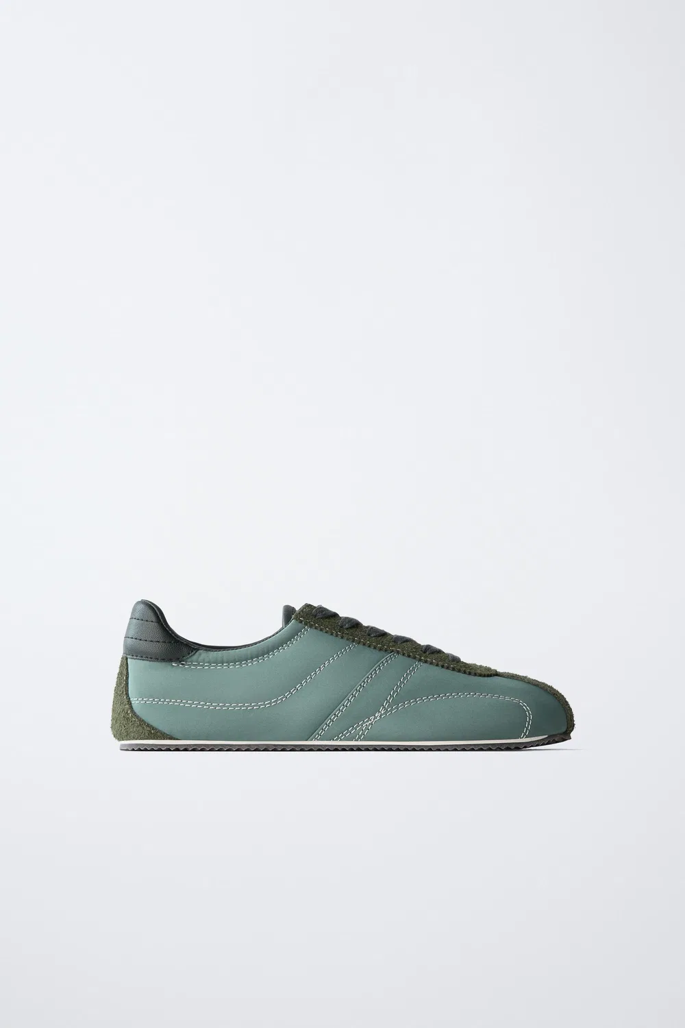Кроссовки с тонкой подошвой ZARA, Petrol Blue