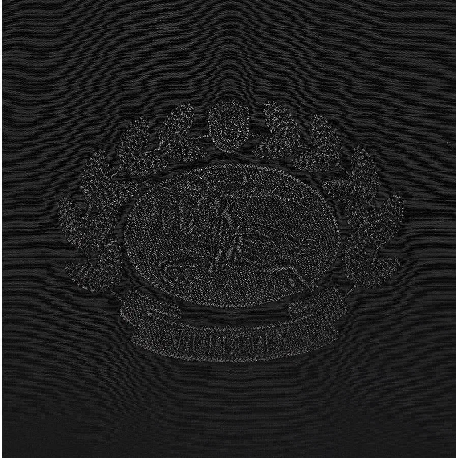 Рубашка с коротким рукавом EKD Short-Sleeved Cotton Shirt Burberry, Black — фото 3