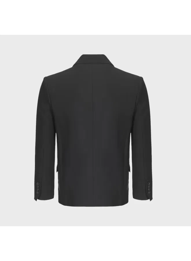 Блейзер с подплечниками дизайнерский Zara, черный — фото 3