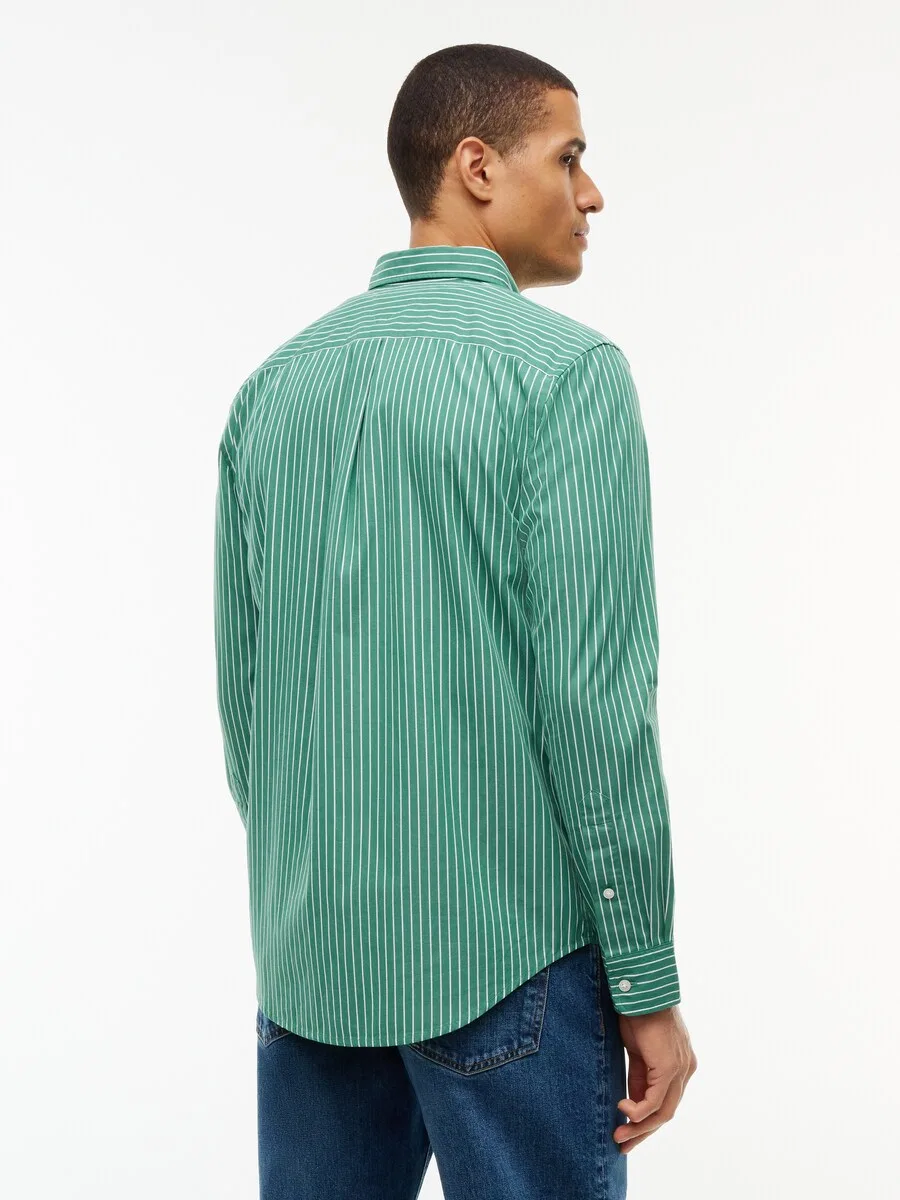 Рубашка на пуговицах TOMMY HILFIGER Regular fit Button Up Shirt 'Flex' цвета нефрит — фото 4