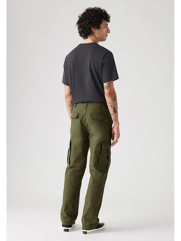 Мужские карго брюки свободного кроя Levi's, Olive — фото 3