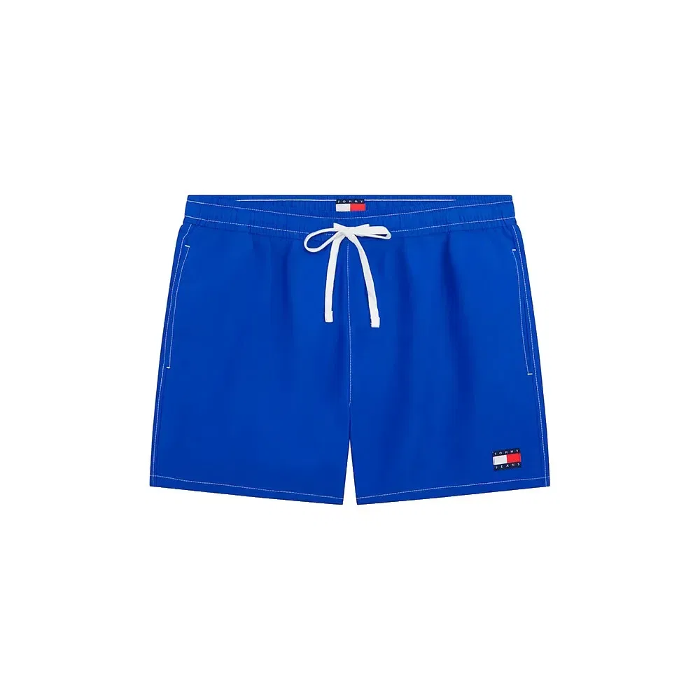 Пляжные шорты Tommy Hilfiger regular fit, синий — фото 3