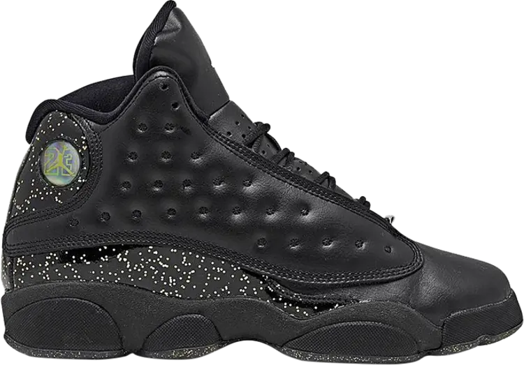 

Кроссовки Air Jordan Retro 13 PS Gold Glitter, черный