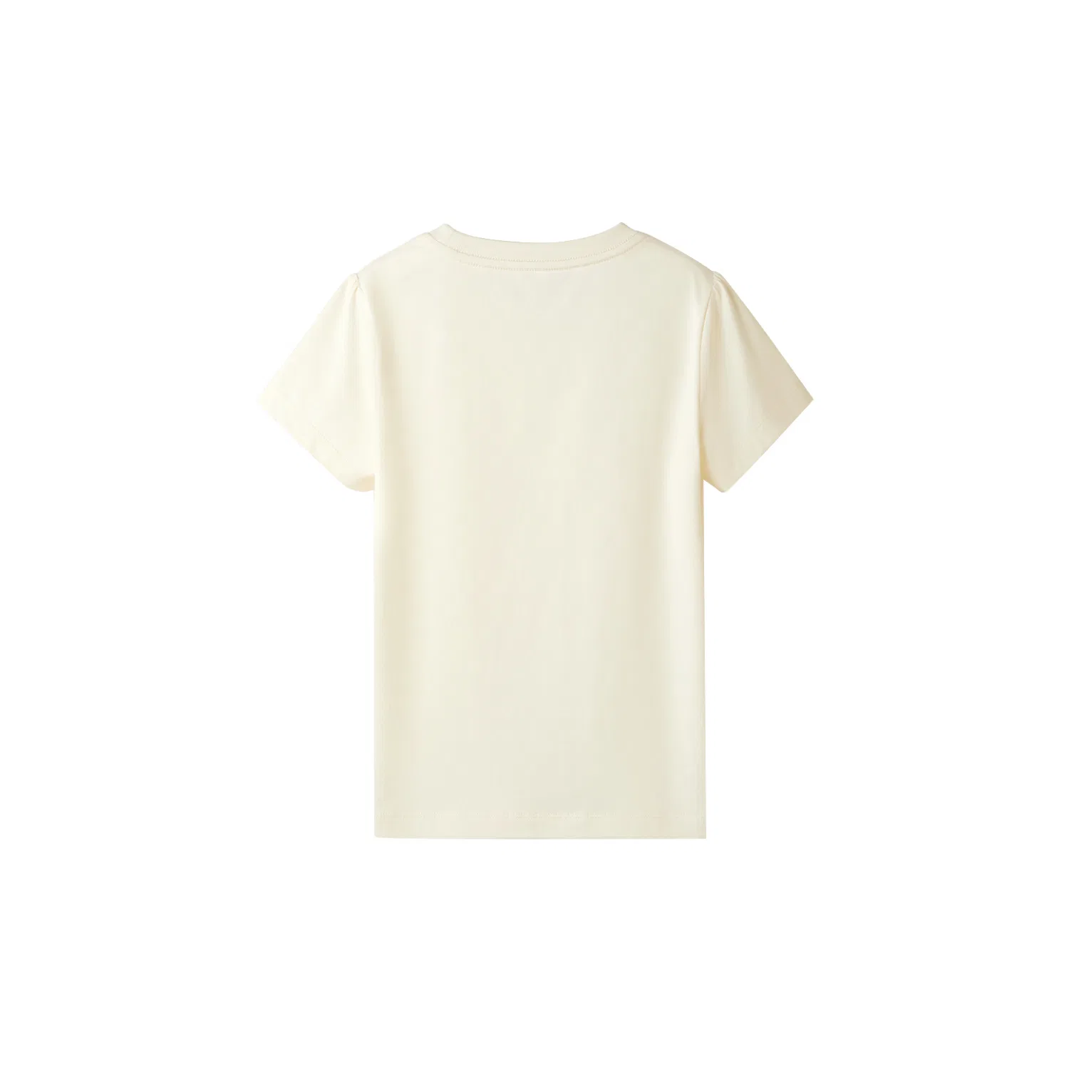 Детская футболка с круглым вырезом и коротким рукавом HLA, Beige Apricot 03 — фото 3