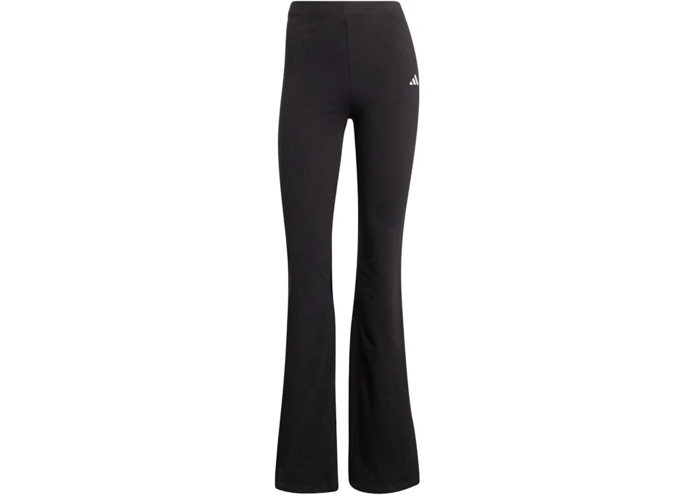 Женские леггинсы с расклешенным низом Adidas, Black/White