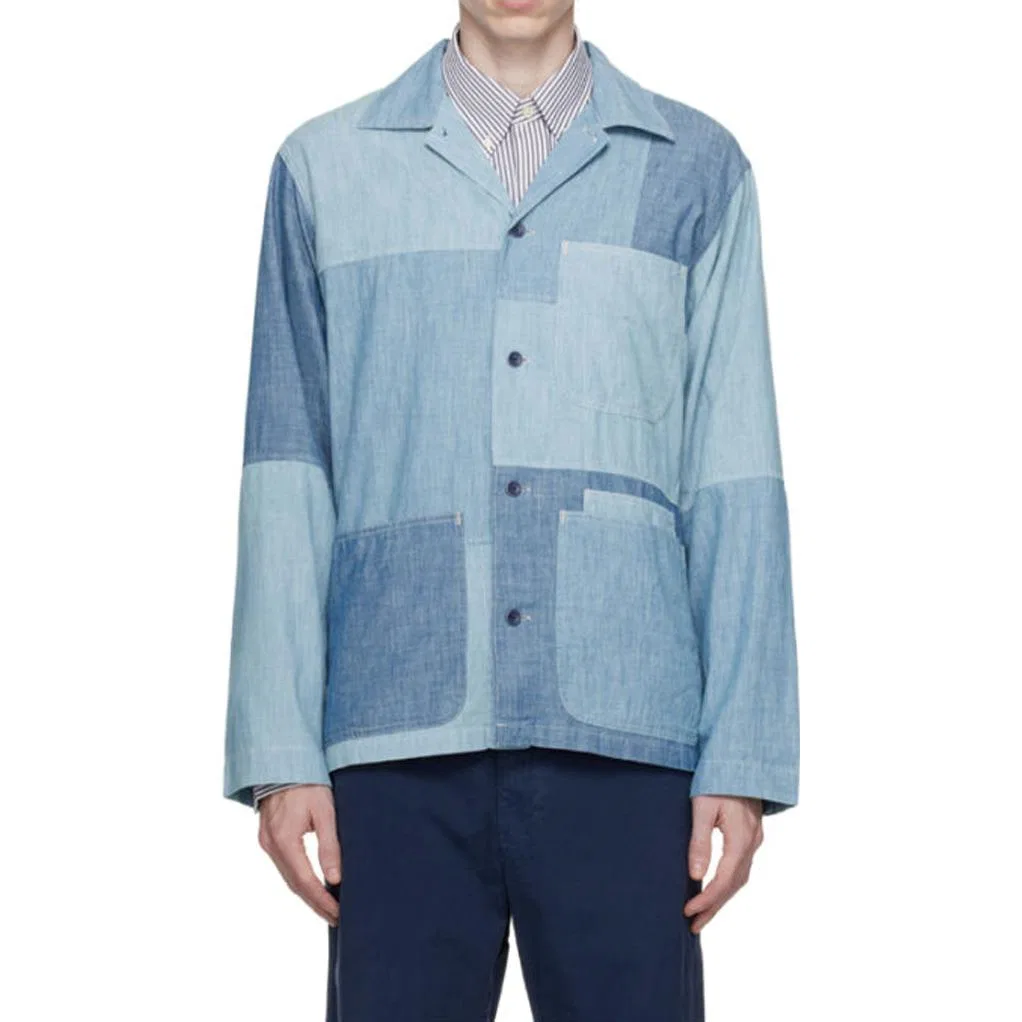 Мужская рубашка классическая Polo Ralph Lauren, Blue — фото 3