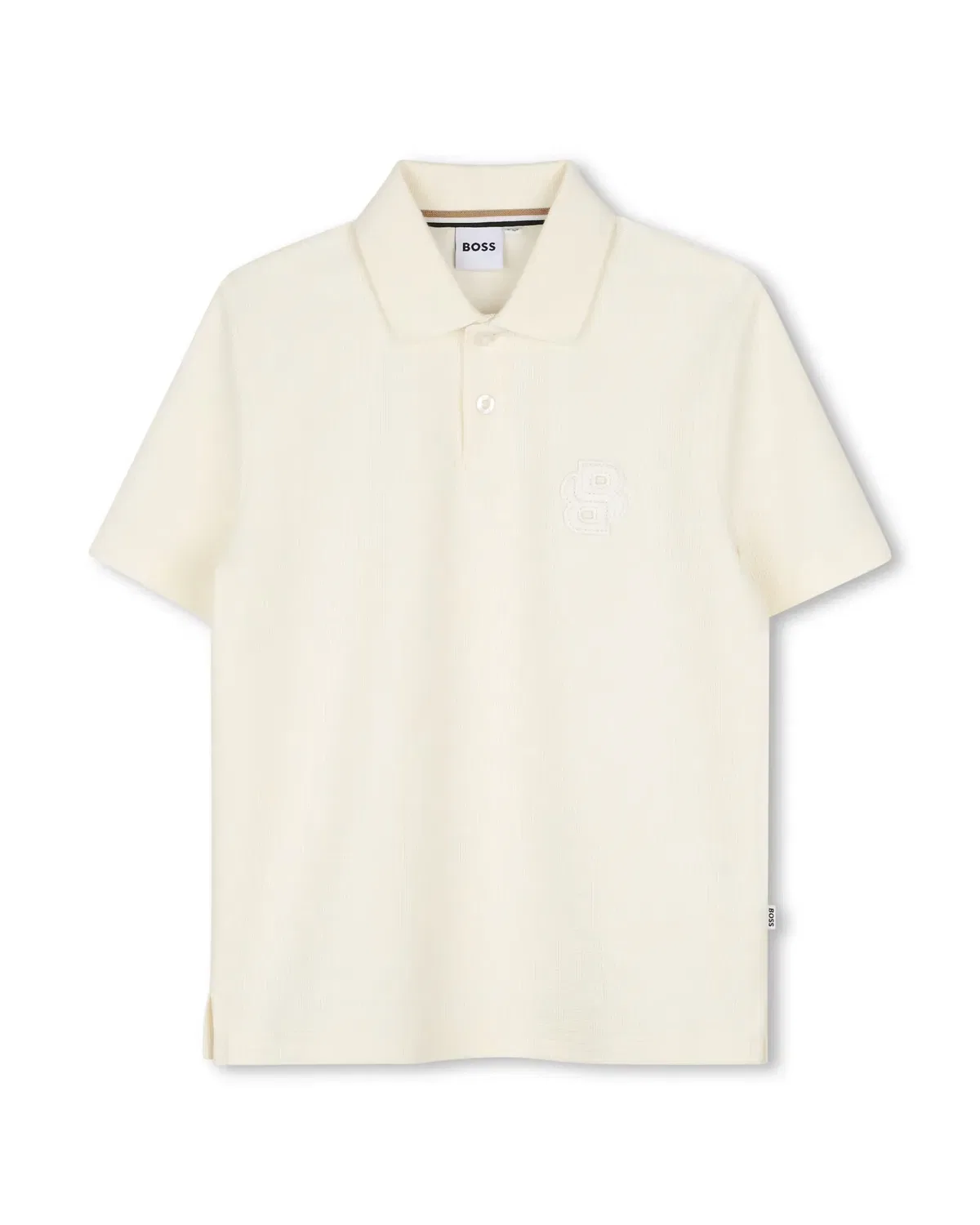 Детское поло для мальчиков из пике BOSS Kidswear, Crudo