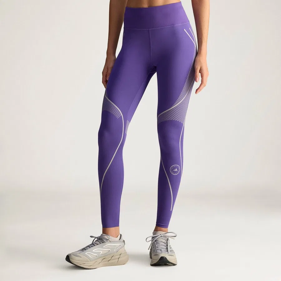 Спортивные леггинсы с высокой посадкой TruePace adidas, Фиолетовый