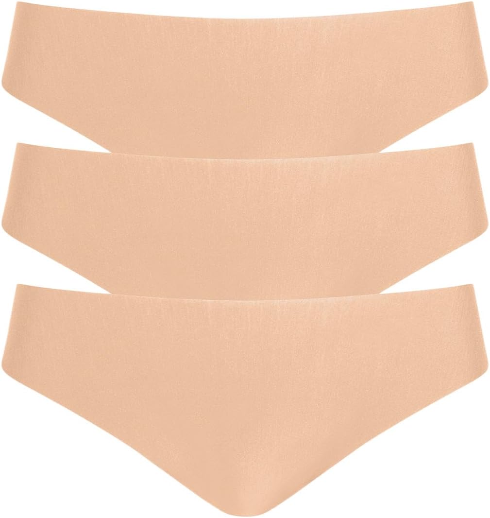 

Стринги Commando Butter Mid-Rise Thong 3-Pack GP202, бежевый