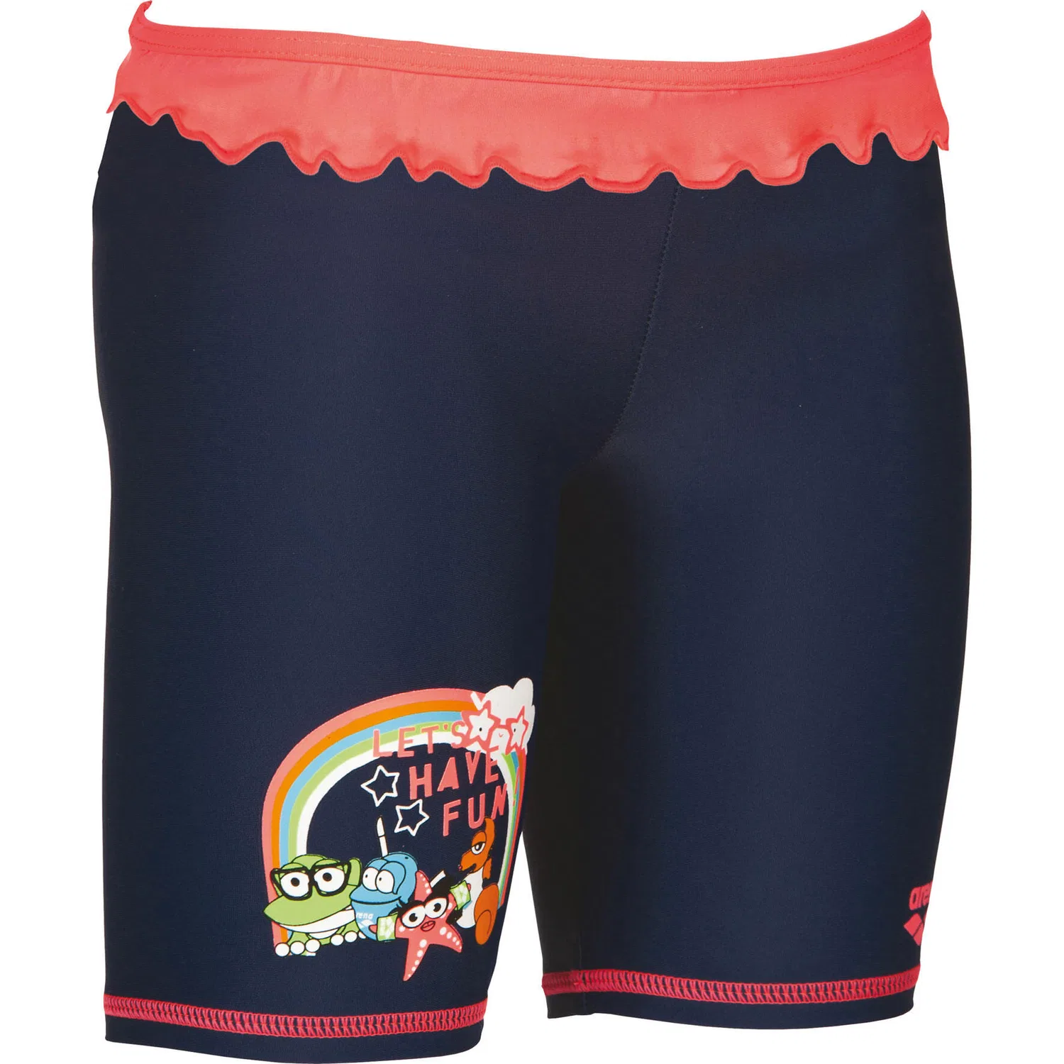 Детские плавки для девочек с UV-защитой AWT Kids Girl UV Jammer Arena, Dunkelblau
