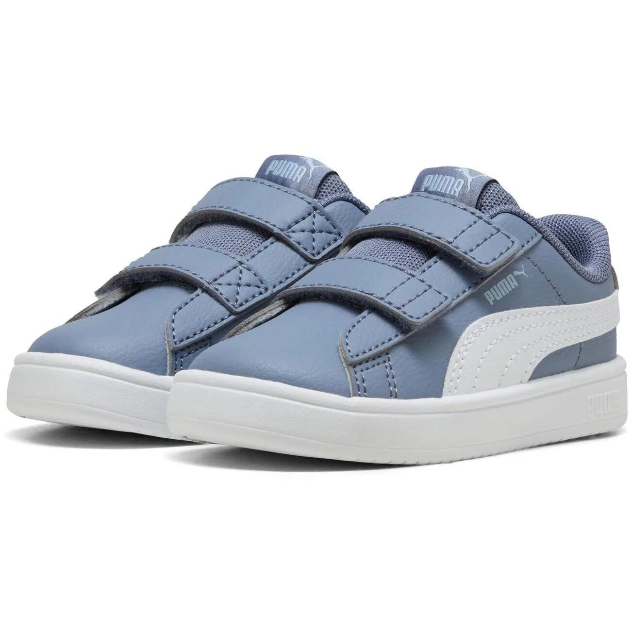 Детские кожаные кроссовки Puma Rickie Classic V Inf, Blau — фото 3