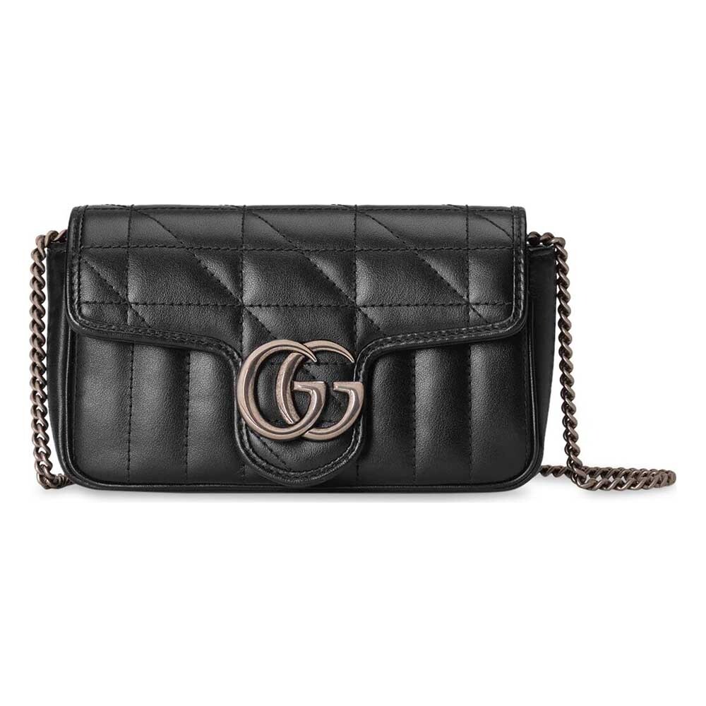 

Сумка кросс-боди Gucci GG Marmont Super Mini, черный