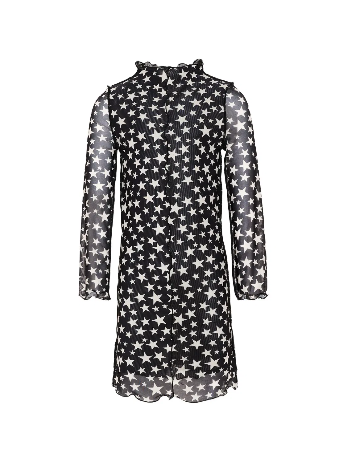 Платье с рюшами Stella McCartney, черный