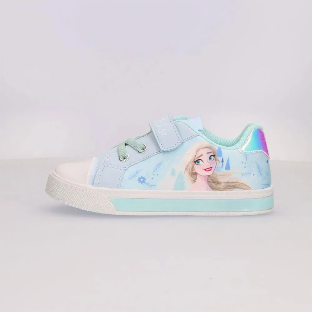 Детские кроссовки для девочек с принтом Disney Frozen Disney, Blue — фото 4