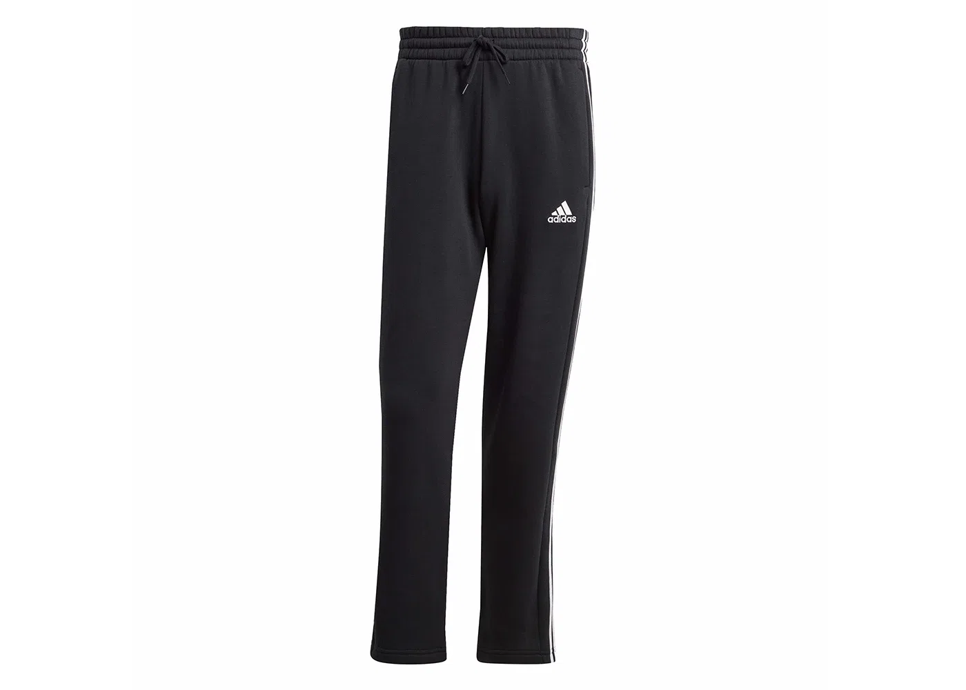 Мужские спортивные штаны из флиса с полосками Adidas, Black
