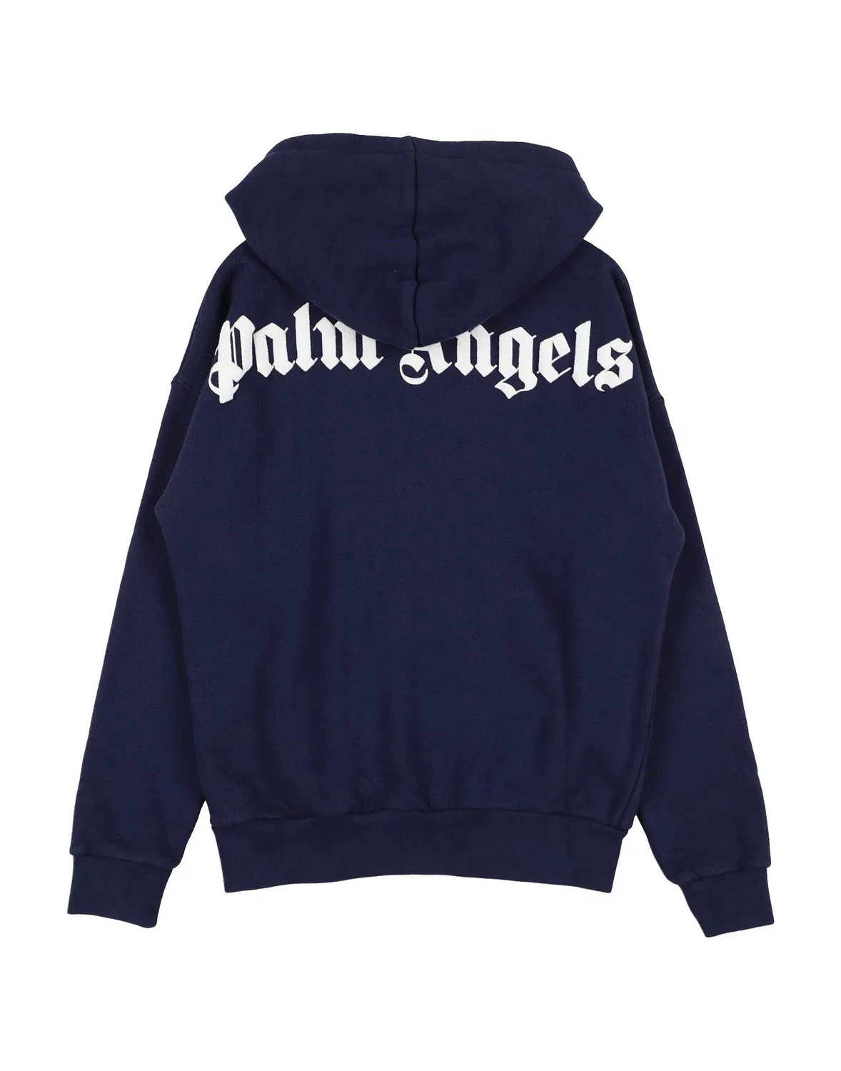 Детское худи из флиса с капюшоном Palm Angels, темно‑синий — фото 2