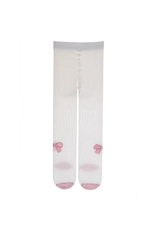 Детские колготки для девочек с принтом Hellobaby Ebebek Hello Baby, White