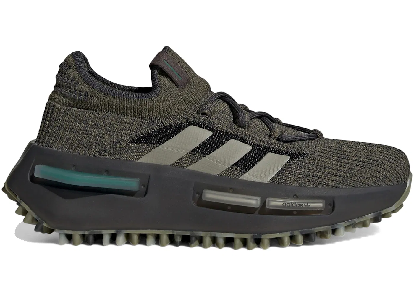 Детские кроссовки Lifestyle Adidas NMD S1, Focus Olive/Silver Pebble/Carbon