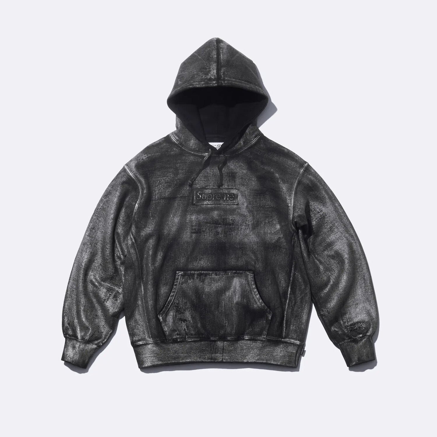 

Толстовка Supreme x MM6 Maison Margiela Foil Box Logo, черный
