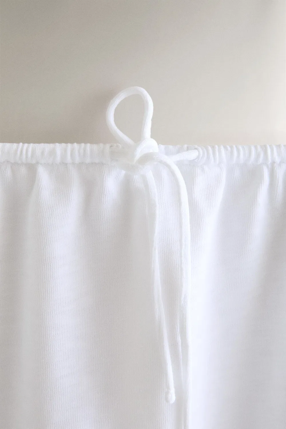 Хлопковая юбка миди ZARA, White — фото 4