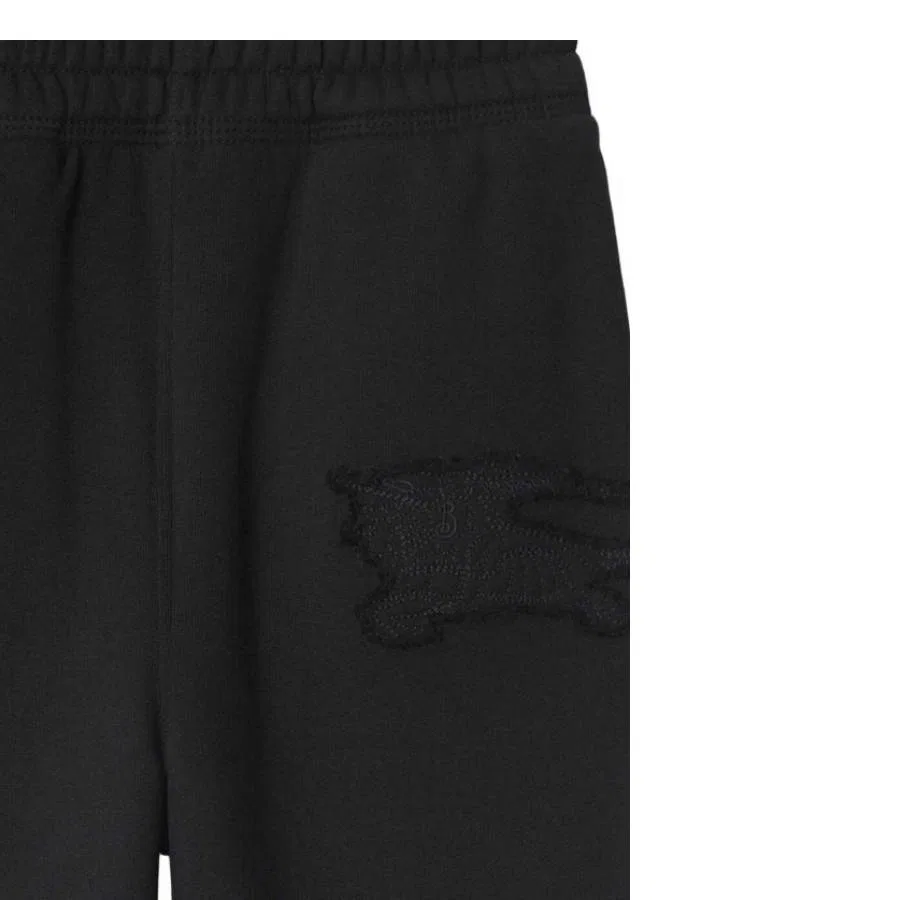 Детские спортивные штаны с вышивкой EKD, модель Kids Jackson EKD Embroidered Joggers Burberry, Black — фото 3