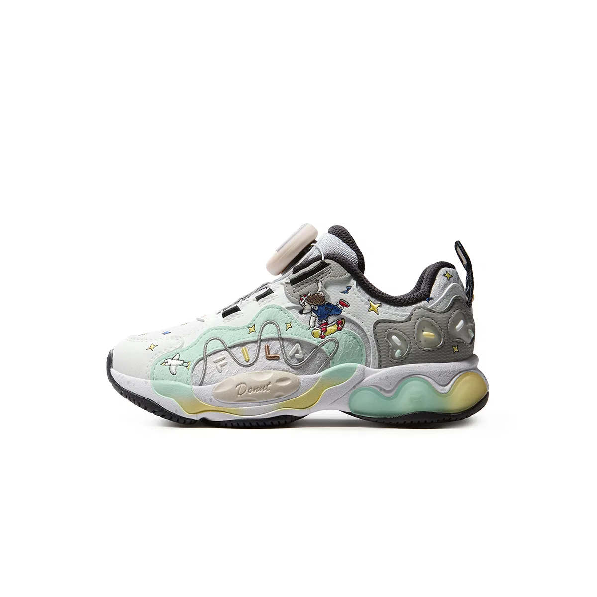 Детские кроссовки для тренировок FILA KIDS, Lunar Rock Gray/FILA White