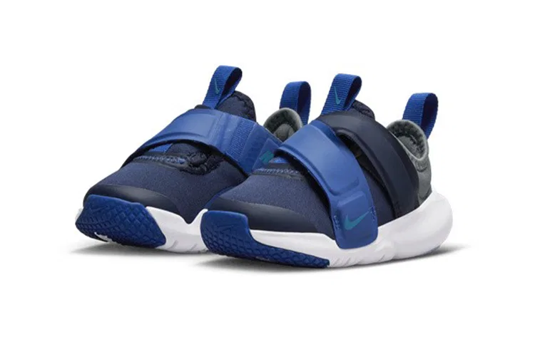 Детские кроссовки для малышей с технологией FlyEase Flex Advance Nike, Blue Gray — фото 4