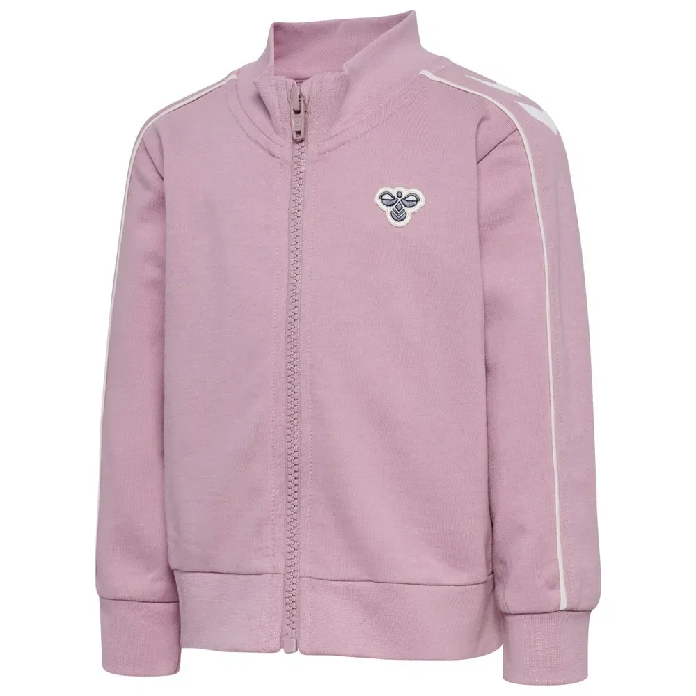 Детский спортивный костюм для девочек с длинным рукавом Hummel Mini CO Regular, Pink — фото 4