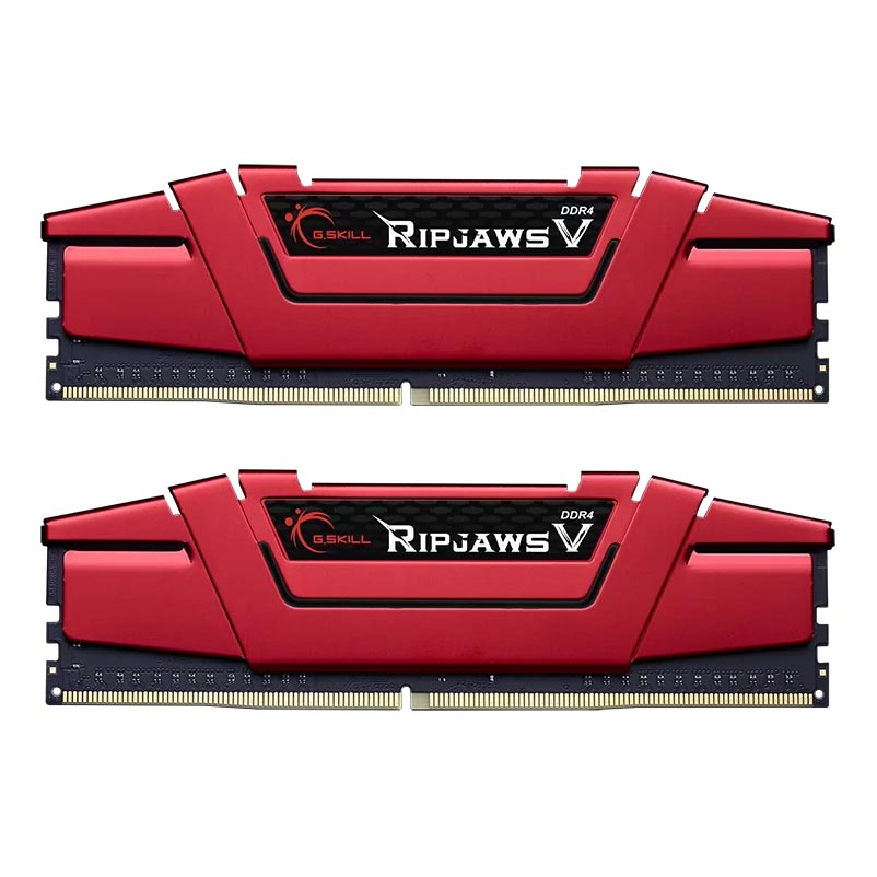 

Оперативная память G.SKILL Ripjaws V, 32 Гб (2 х 16 Гб), DDR4, 2666 МГц, F4-2666C15D-32GVR, красный