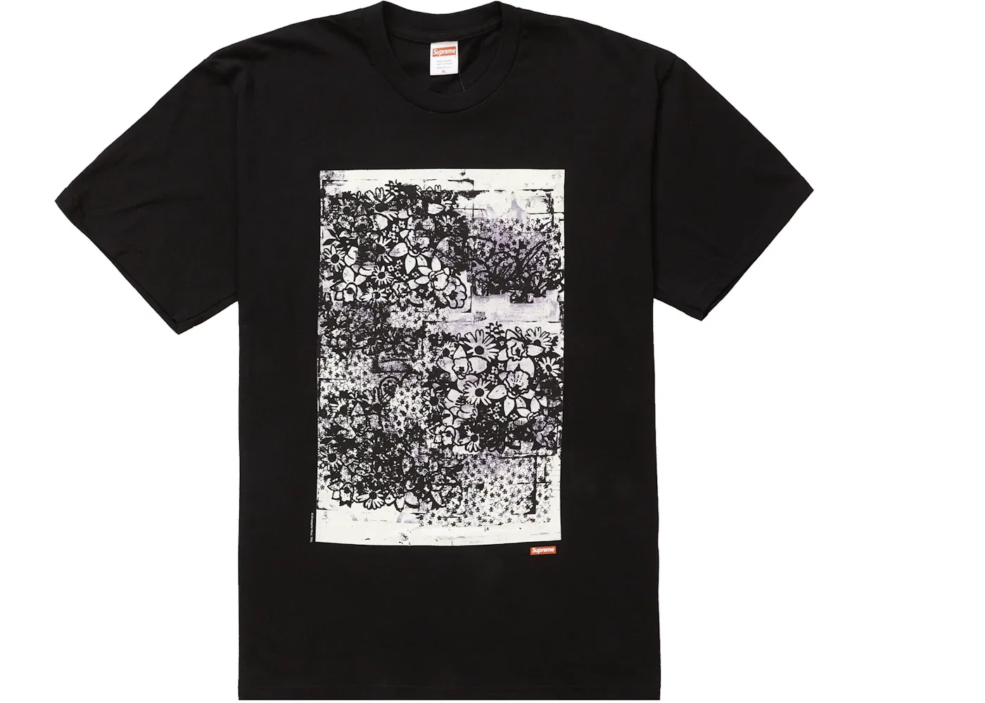 Мужская футболка с принтом Christopher Wool Supreme, Black