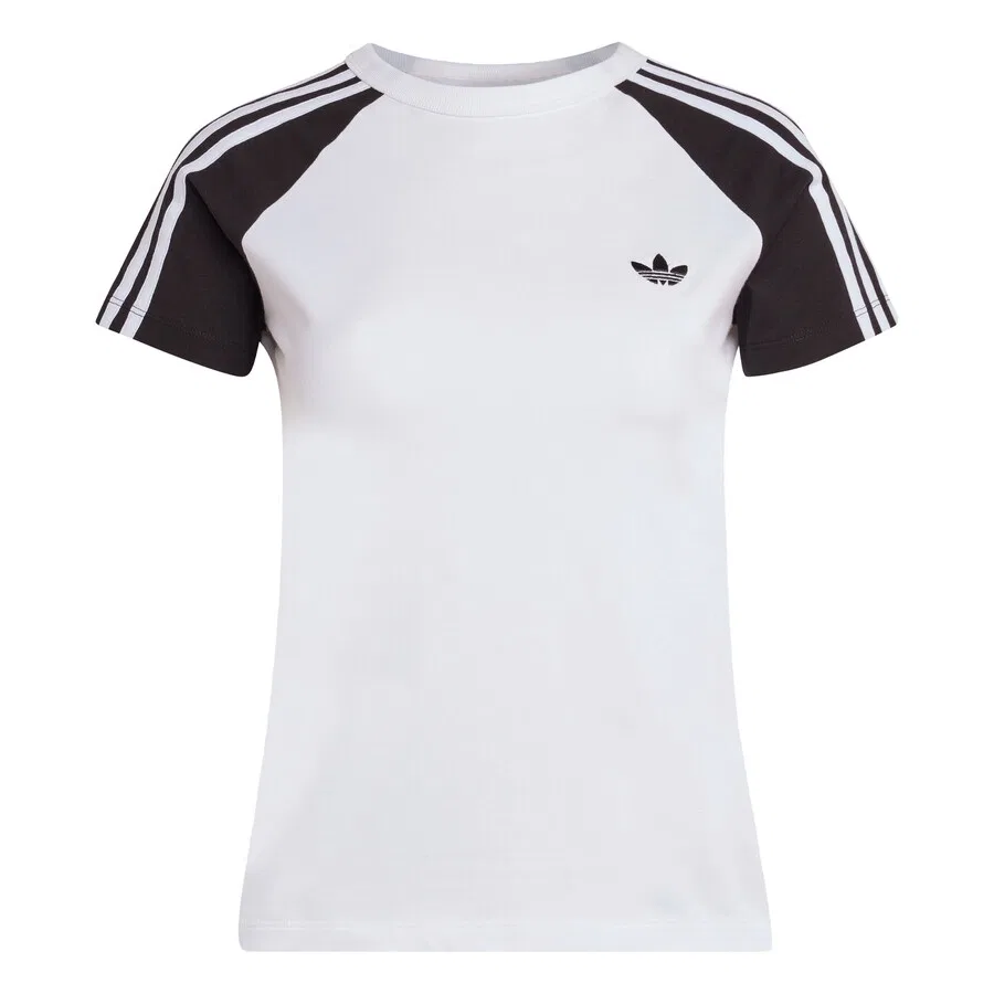 Футболка ADIDAS ORIGINALS 'SST' белого цвета