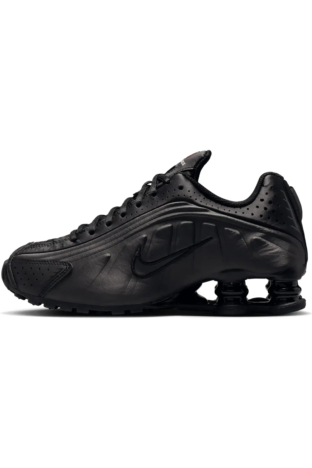 Детские кроссовки на амортизирующей подошве Shox R4 Nike, 003 черный/черный — фото 2