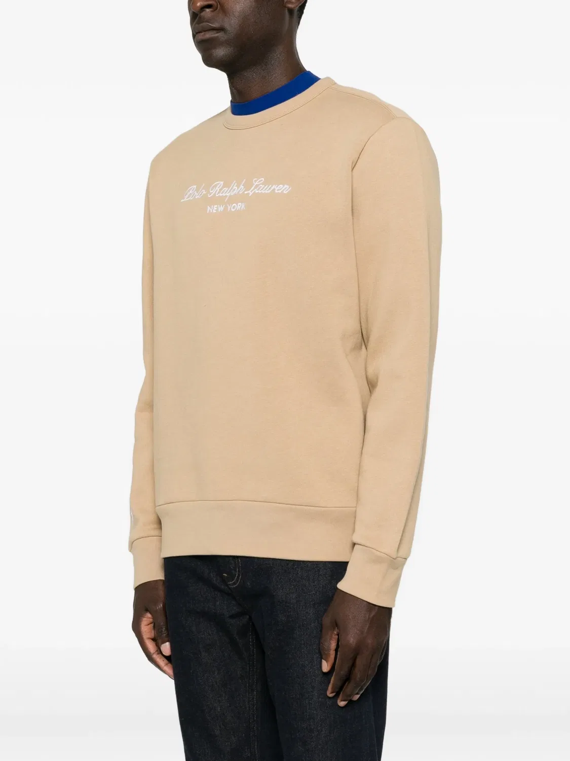 Толстовка с логотипом Polo Ralph Lauren, нейтральные цвета — фото 3