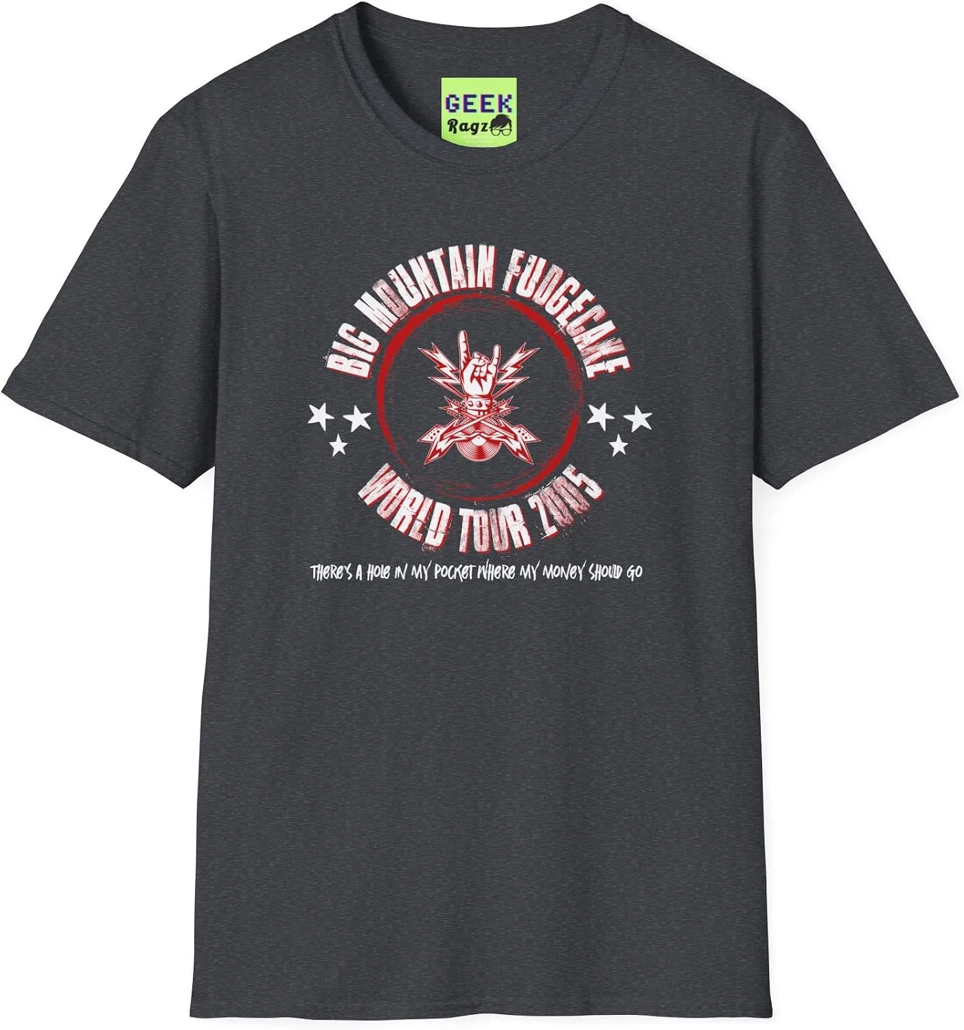 Женская футболка классического кроя Gildan 64000, Dark Heather Grey