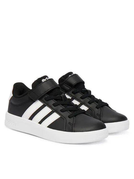 Кроссовки Grand Court 3.0 Shoes Children Adidas, черный — фото 2