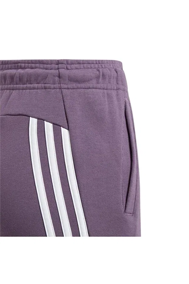 Детские спортивные штаны для девочек скинни Adidas, Purple — фото 4