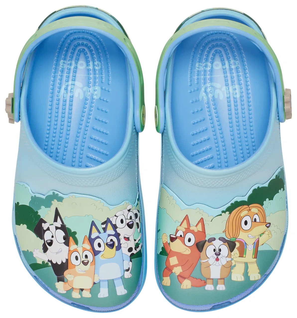 Сабо для мальчиков Bluey Crocs, мультиколор
