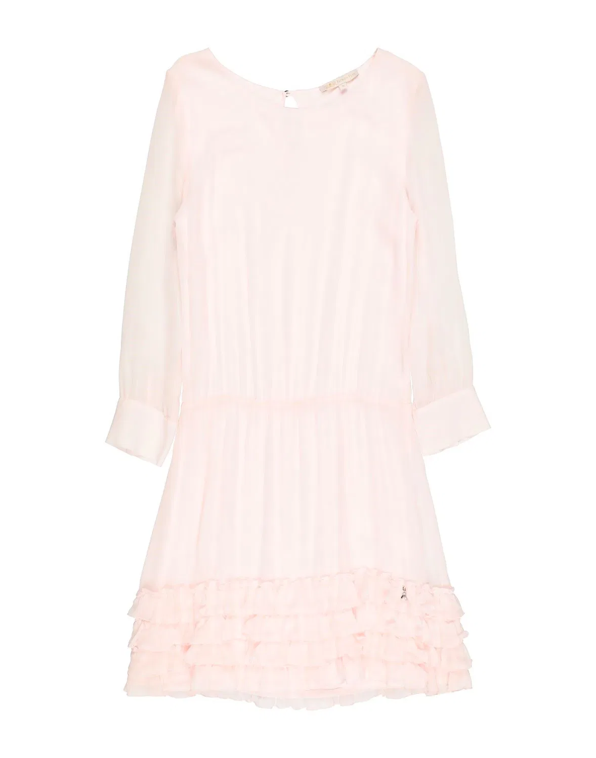 Детское платье для девочек из шифона с принтом Patrizia Pepe, Light Pink