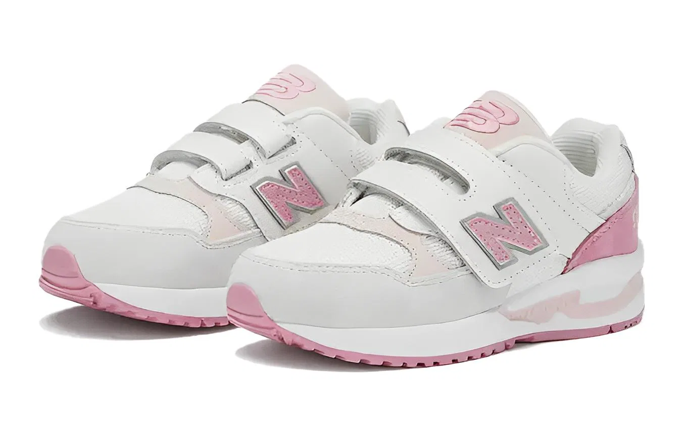 Детские кроссовки с амортизацией New Balance 530, White Pink — фото 3