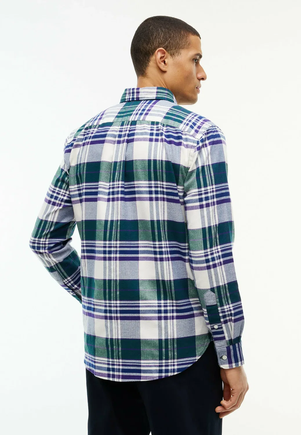 Рубашка Hero flannel tartn chck rf shirt - shirt Tommy Hilfiger, Ornamental Green Check — фото 3