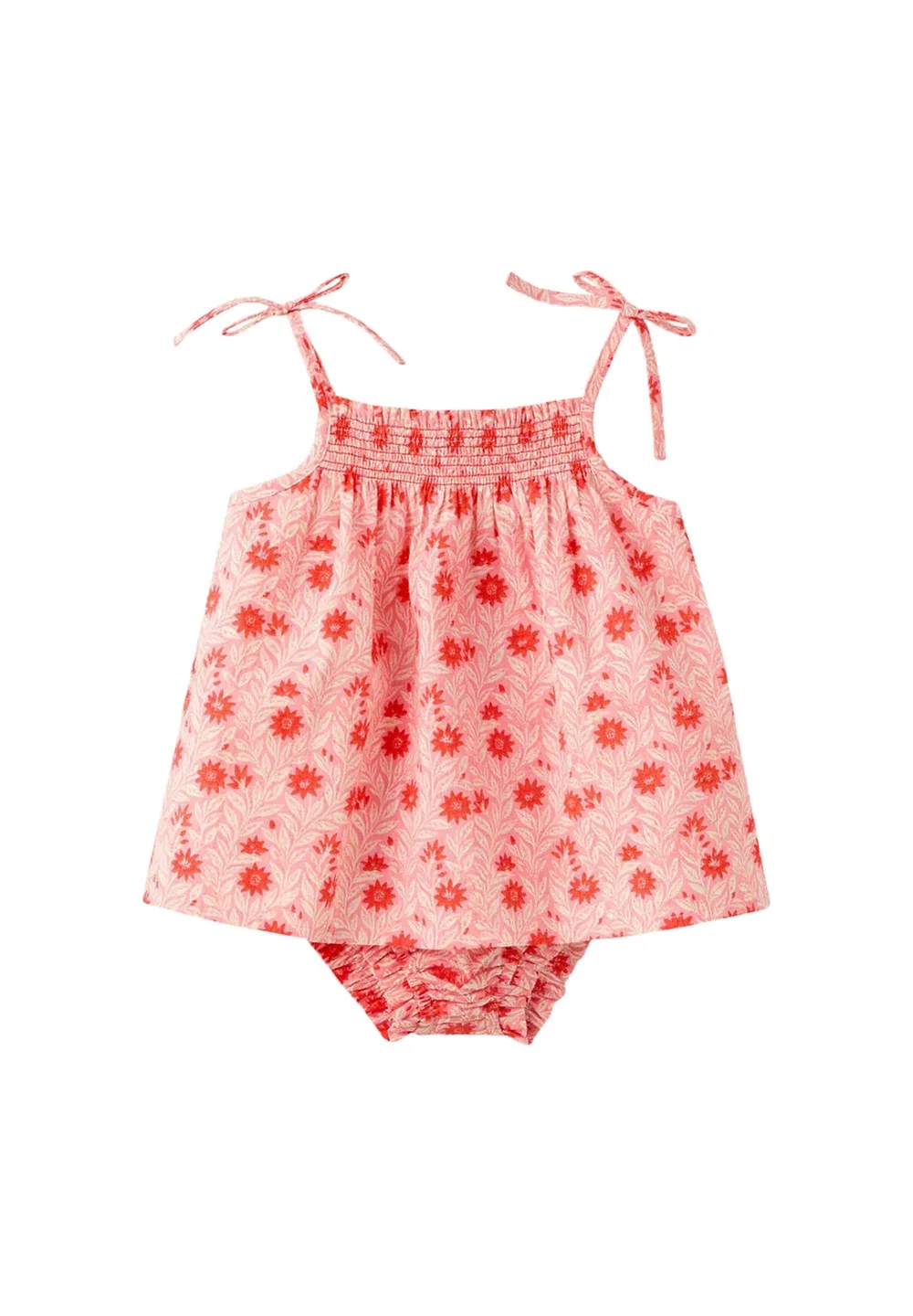 Детское дневное платье Mango Kids, Pink
