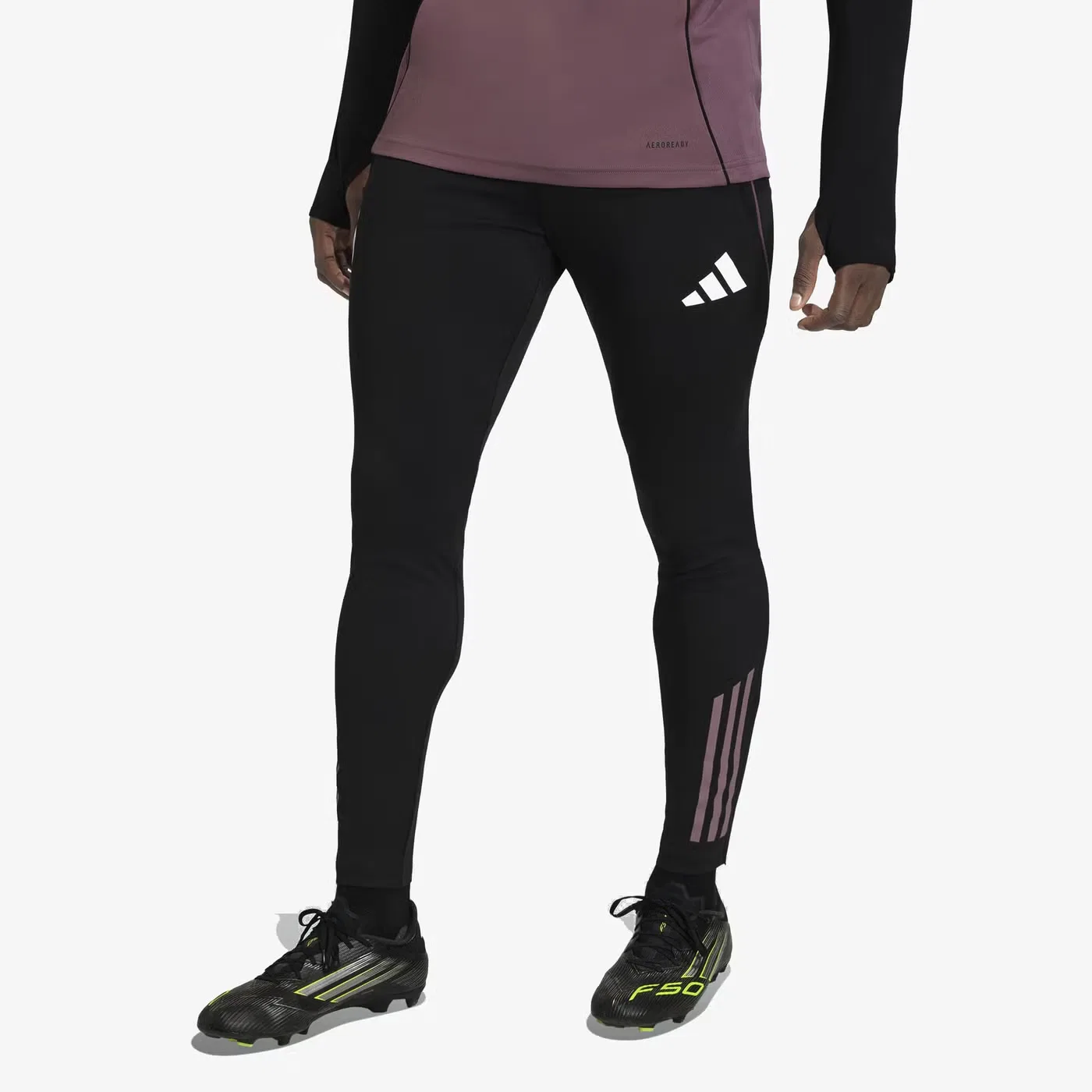 Штаны тренировочные футбольные Real Madrid Tiro 25 Adidas, черный — фото 2