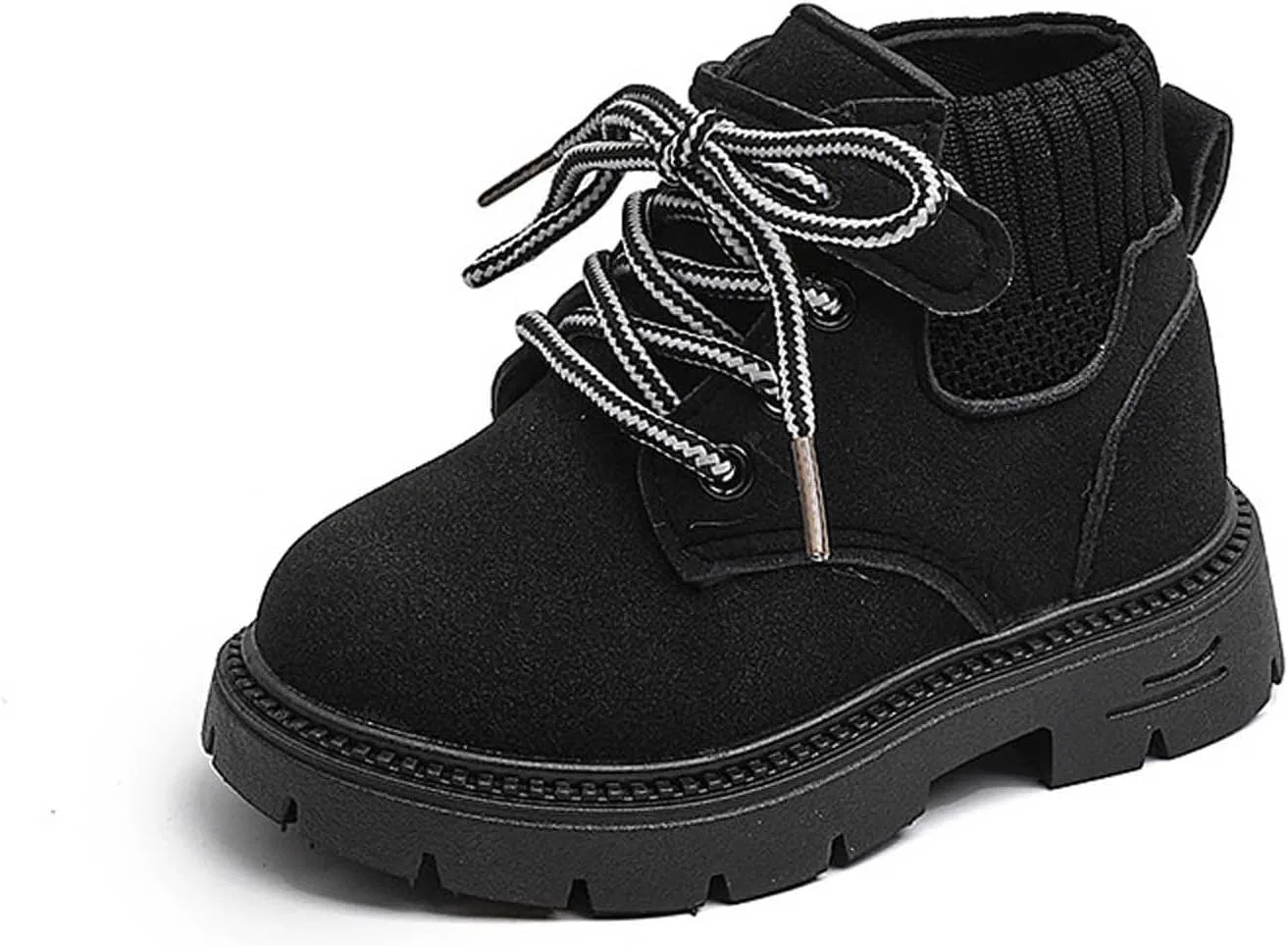 Детские ботинки для походов с боковой молнией и шнуровкой, модель Hiking Boots