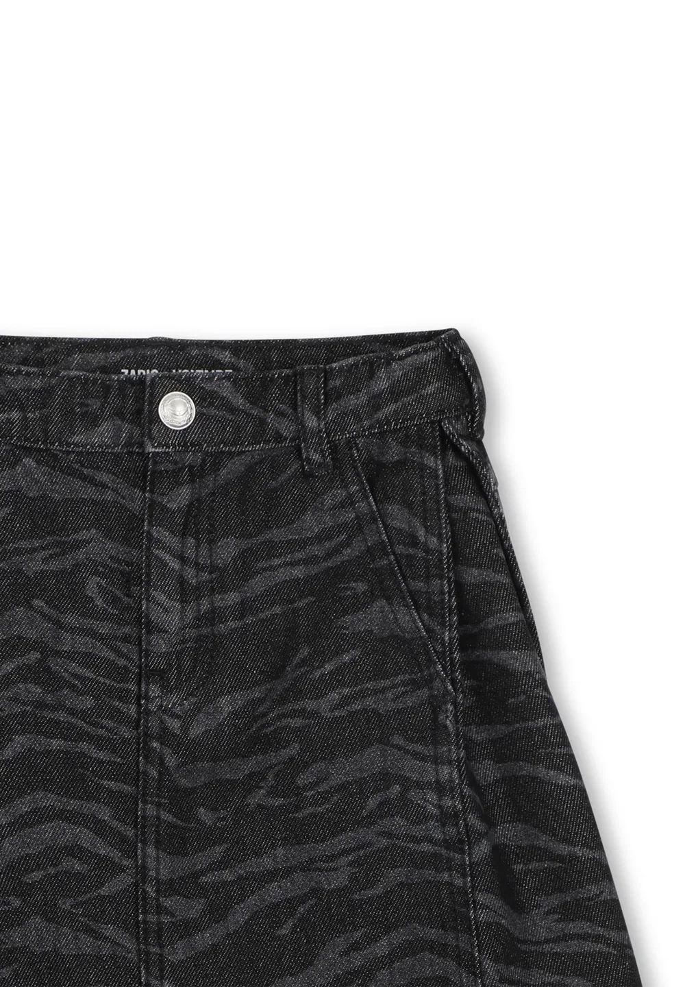 Jupe en denim - юбка А-силуэта Zadig & Voltaire, Denim Black — фото 3