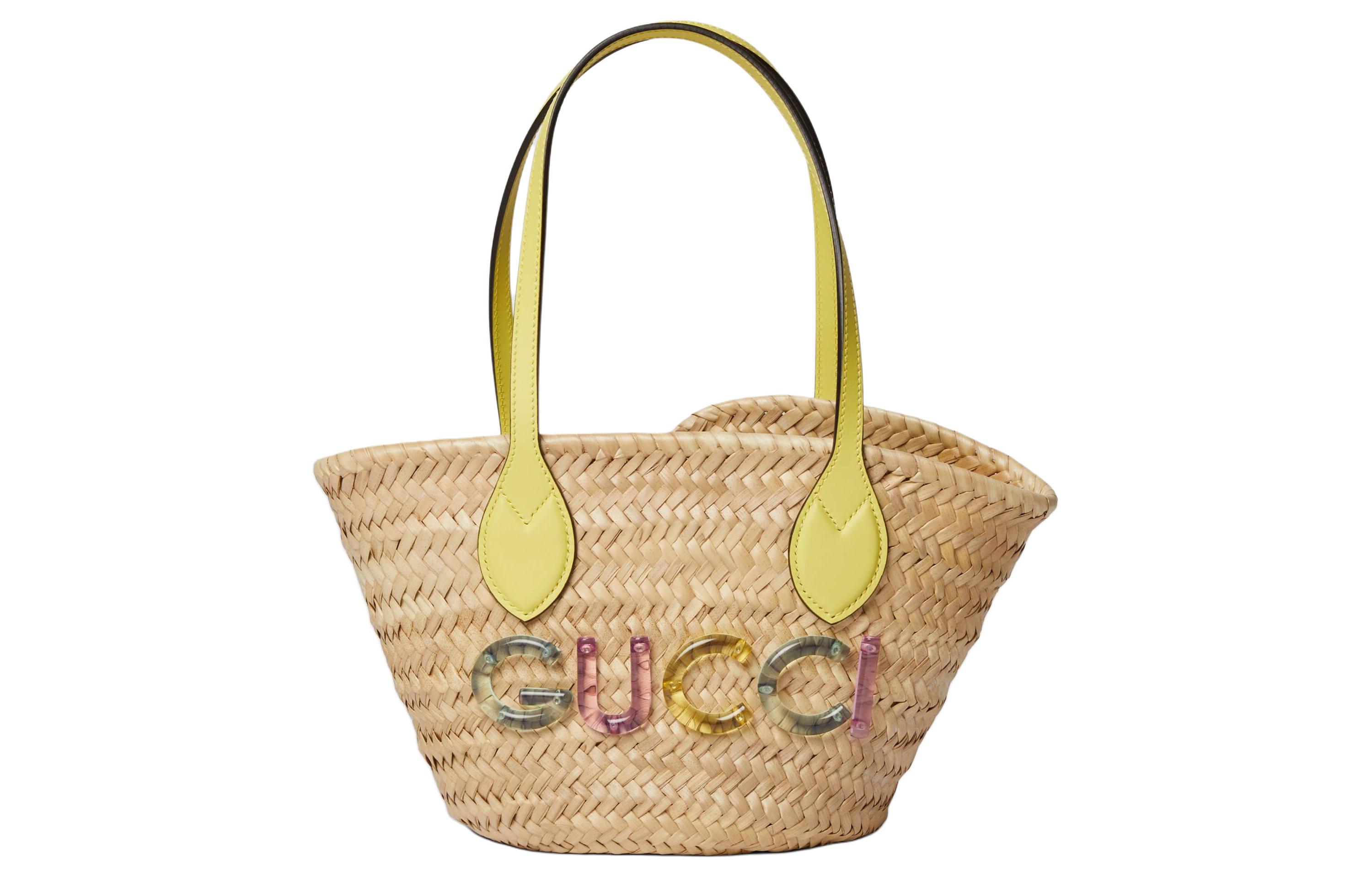 

GUCCI Натуральная плетеная сумка из травы