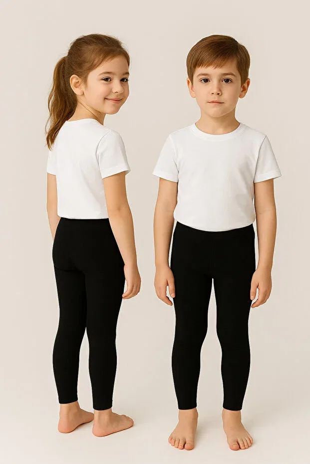Детское термобелье с начесом для девочек и мальчиков Seburam Collection, Black
