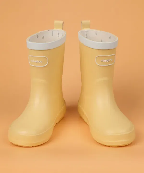 Резиновые сапоги детские, Rain Boots, Nordico, бежевый
